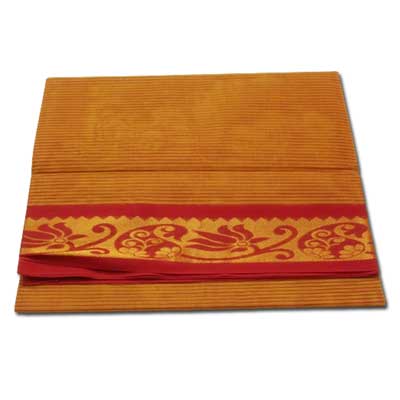 "Venkatagiri Cotton saree with checks -SLSM-112 - Click here to View more details about this Product